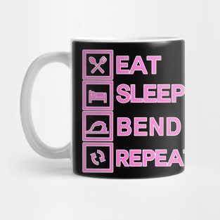 Acrobat Shirt | Eat Sleep Bend Repeat Exercise Training Mug